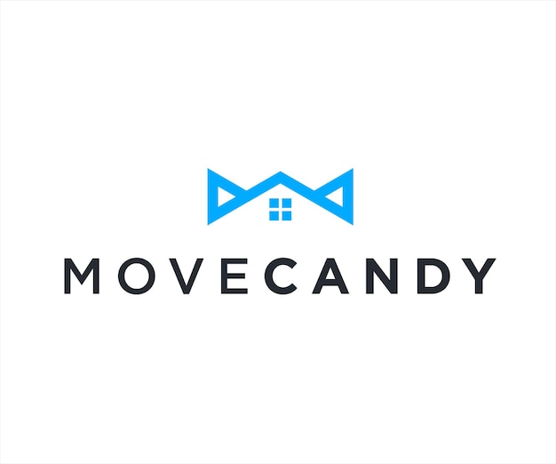 candy house logo design vector illustration