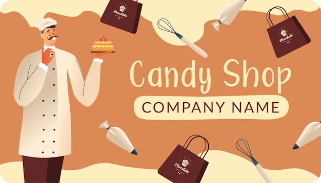 Candy shop confectionery and desserts stores