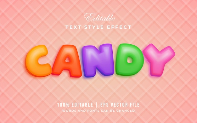 Candy Text Effect