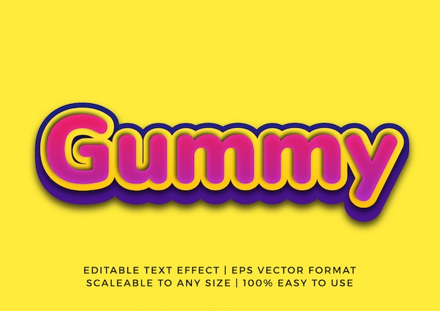 Candy Vibrant Kids Text Effect