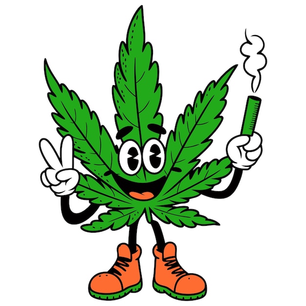 Vector cannabis clipart