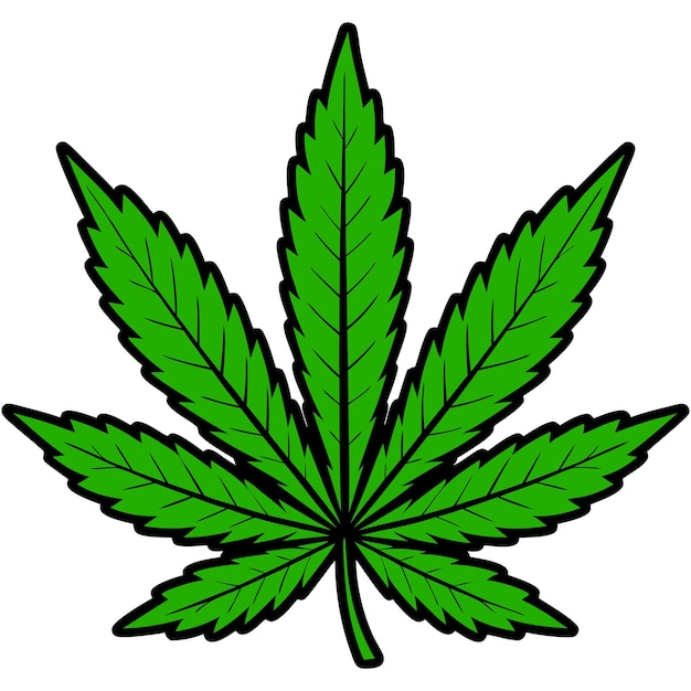 Vector cannabis clipart