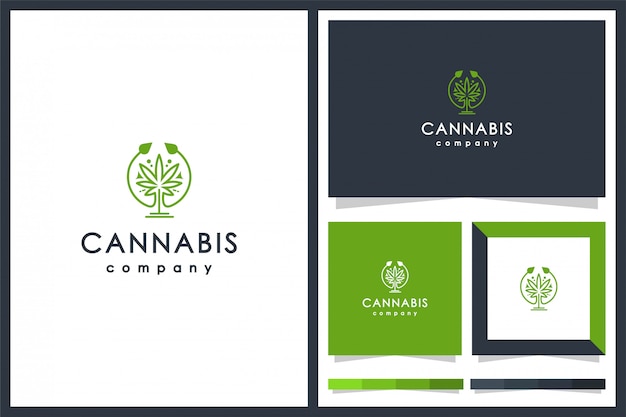 Cannabis logo  design inspiration