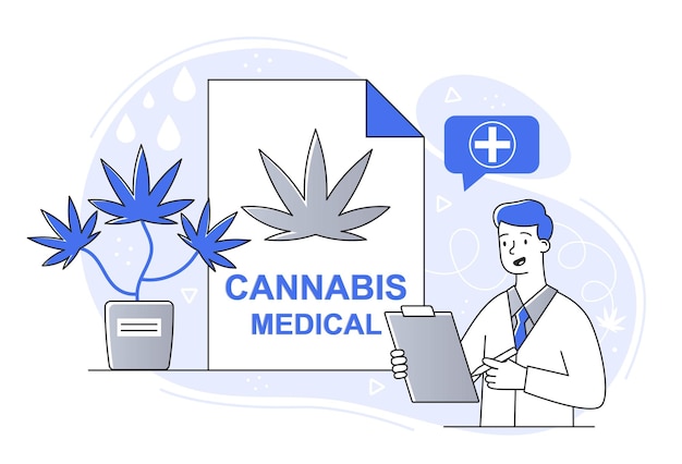 Cannabis medical concept