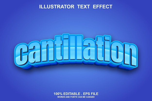 cantillation text effect editable