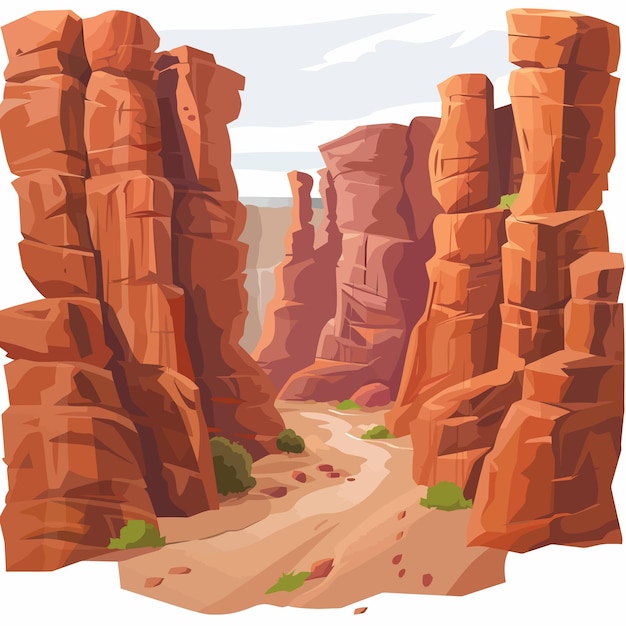 Canyon vector