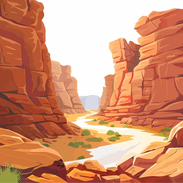 Canyon vector