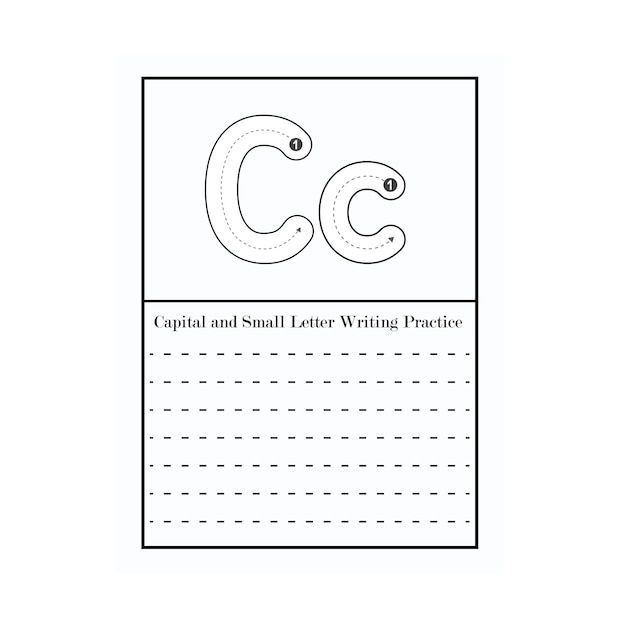 Capital and Small Letter Writing Practice