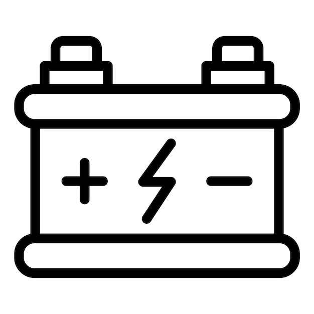 Car battery Vector Icon Design Illustration