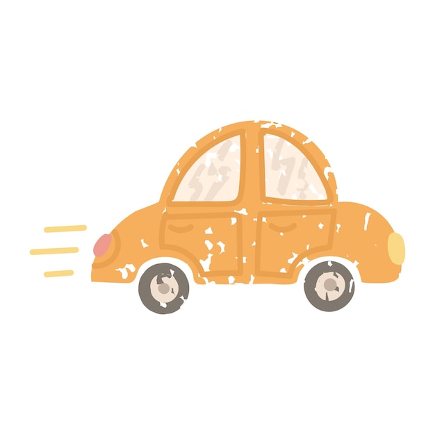 Car Childish illustration