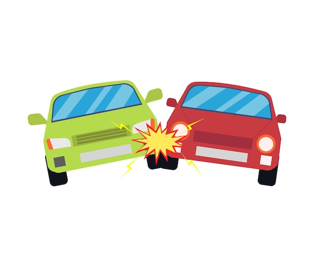 Car Crashes Illustration