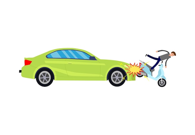 Car Crashes Illustration