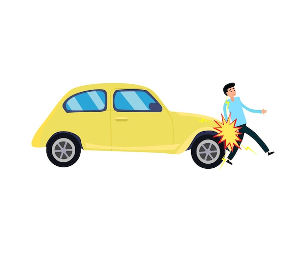 Car Crashes Illustration