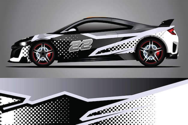 Car Decal Wrap  Design Vector