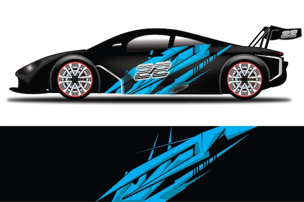 Car Decal Wrap  Design Vector