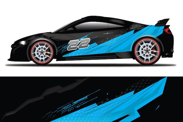 Car Decal Wrap  Design Vector