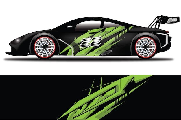 Car Decal Wrap  Design Vector