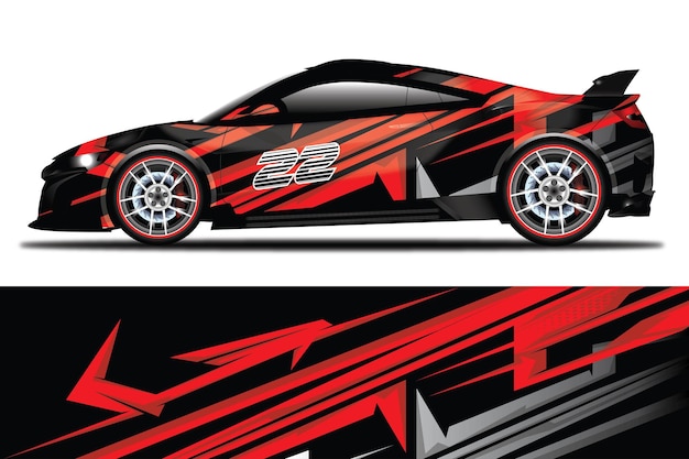 Car Decal Wrap  Design Vector