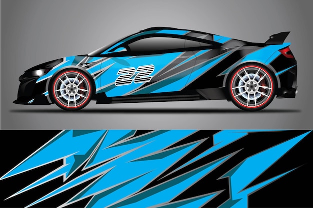 Car Decal Wrap  Design Vector