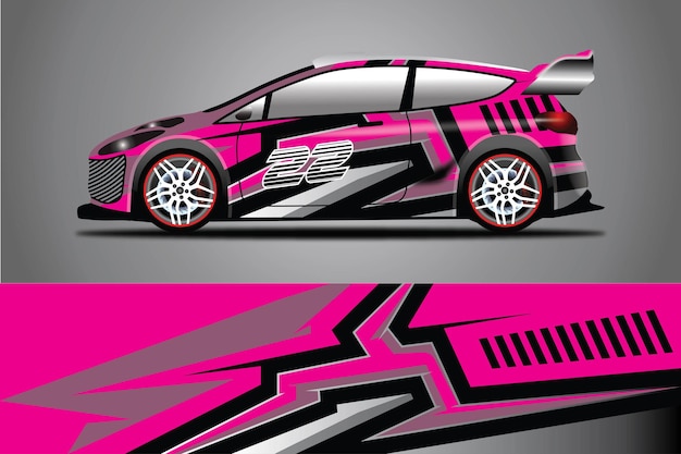 Car Decal Wrap  Design Vector