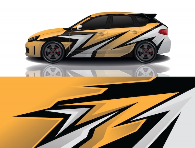 car decal wrap design