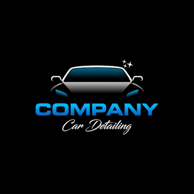 car detailing auto logo template