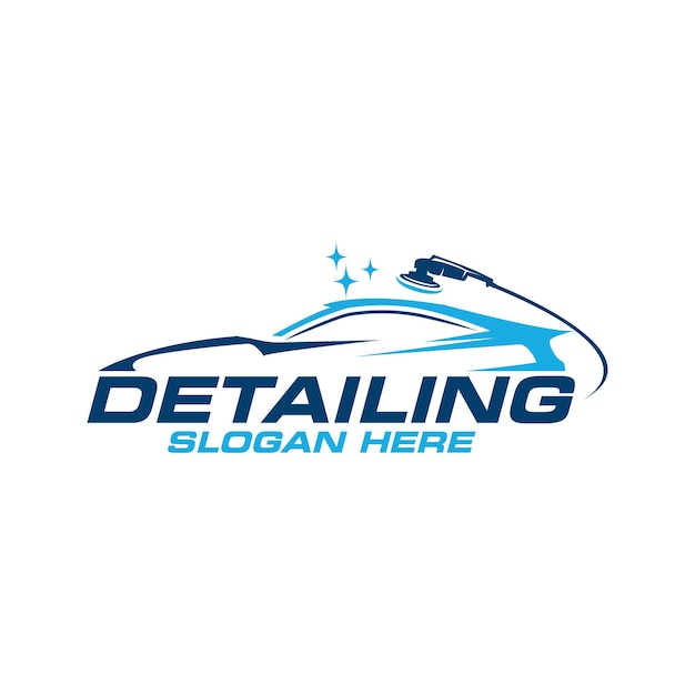 Car detailing logo template