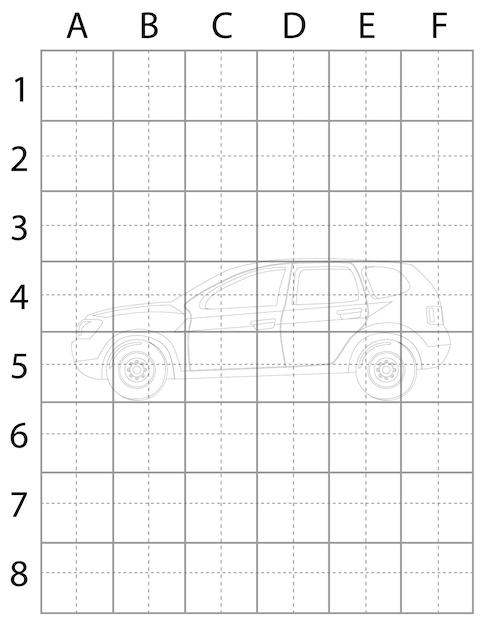 Car Drawing Page, Car Drawing Page for Book, Car drawing page for kids, Car Black and White, Car Vec