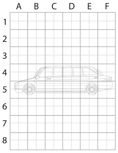 Car Drawing Page, Car Drawing Page for Book, Car drawing page for kids, Car Black and White, Car Vec