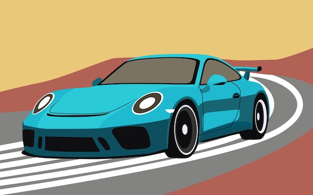 Car flat Illustration