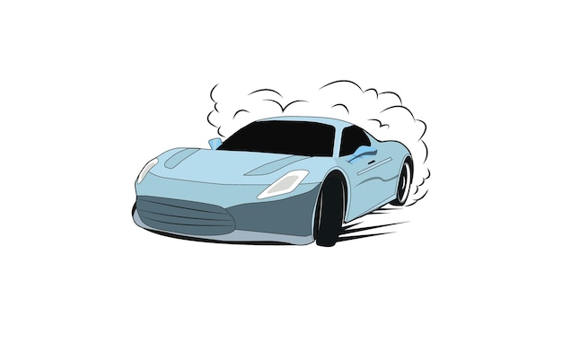 Car Flat Illustration