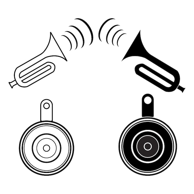 Car horn icon