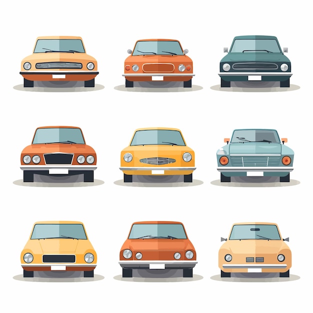 Car_illustration_icon_set_Vector