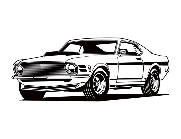 Car illustration vector design graphic idea