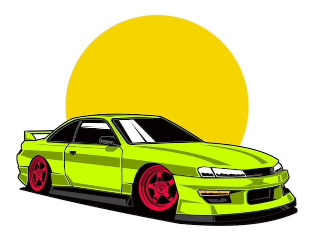 Car illustration vector design graphic idea