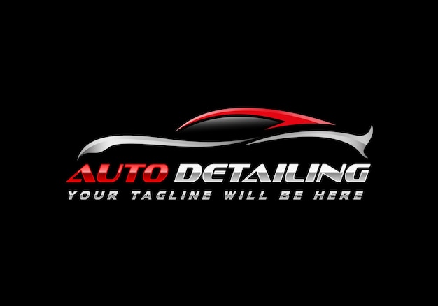 Vector car logo automotive logo car wash logo car detailing logo sports car service logo automobile logo