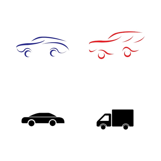 Car logo stock illustration design