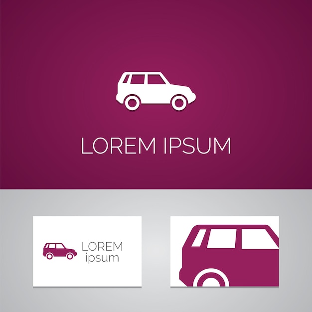 Car logo template icon