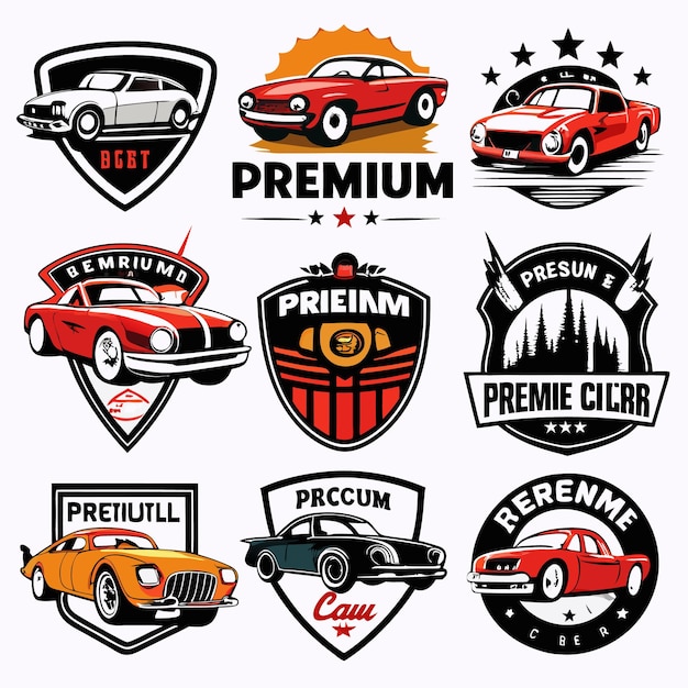 Car Logos Collection Iconic Automotive Emblems for Brands and Clubs