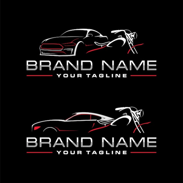 Car and motorcycle logo