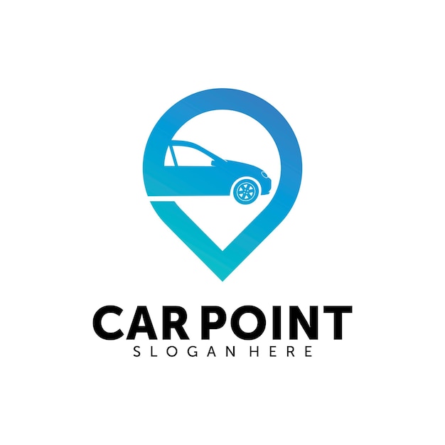 Car Point logo design template