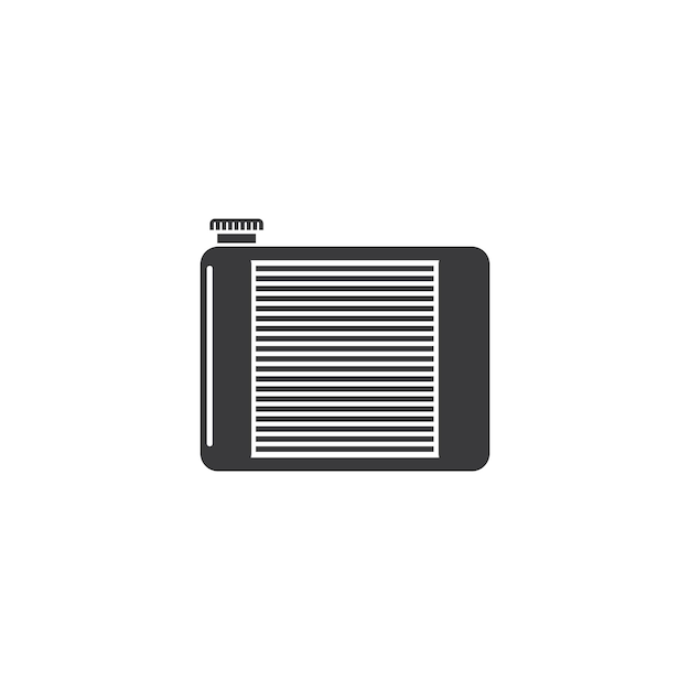 Car radiator icon vector illustration design template