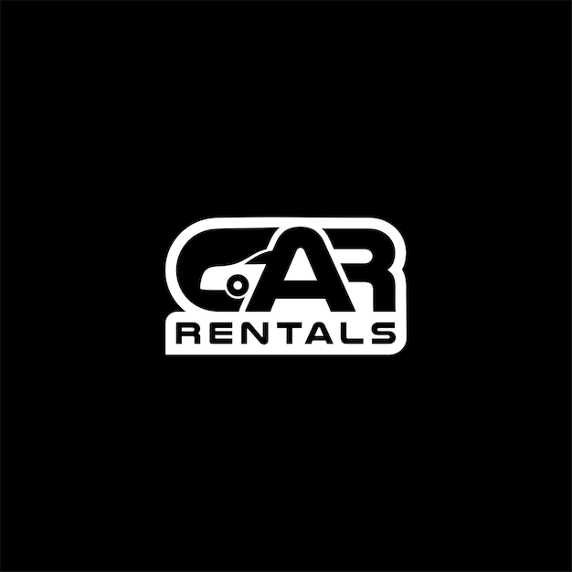 Car rental logo design template