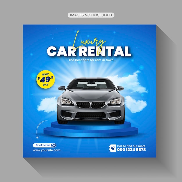 Car Rental Social Media Post