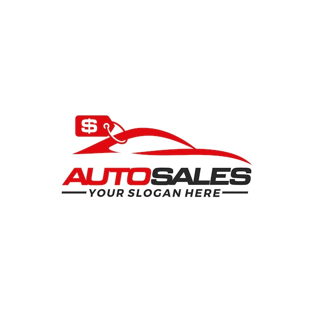 Car sales logo template vector illustration