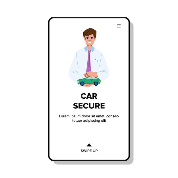 Car secure vector