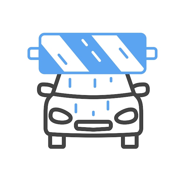 Car service doodle icon