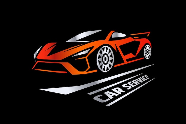 car service logo template