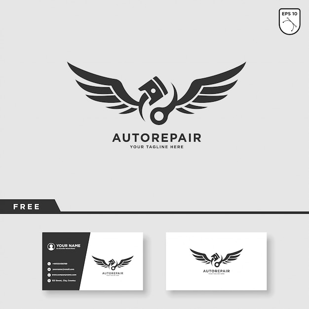 Car Service Vector Logo Design