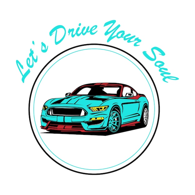 Car t-shirt design